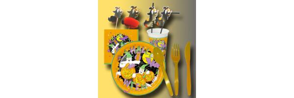 Halloween und Grusel Partygeschirr