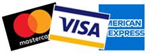 Visa, Mastercard oder American Express Kreditkarten als Zahlungsvariante nutzen