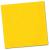 Papierserviette gelb aus 100 % Zellulose.