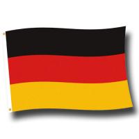 Schwarz-rot-gelbe Deutschland Flagge aus Polyester (150 x...