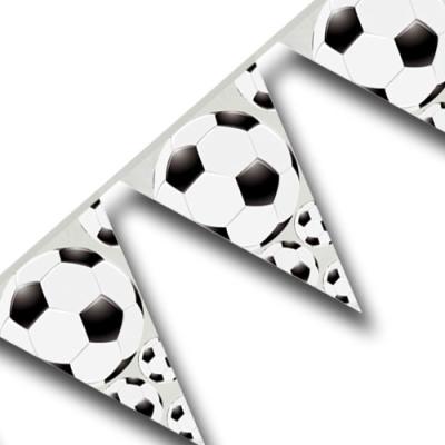 Kunstoff Wimpelketten mit Fußball Motiven