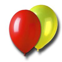 Qualitäts-Luftballon Set "rot-gelb" | 10...