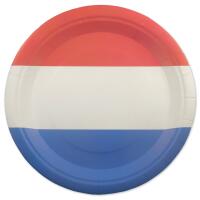 Pappteller mit Niederlande Flagge Motiv in...