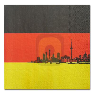 Deutschlanddeko in den Länderfarben der deutschen Flagge