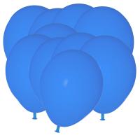 10 Luftballon blau aus Naturlatex.