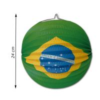 Brasilien Deko Lampion im Flaggen Design und mit...