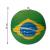 Brasilien Deko Lampion im Flaggen Design und mit Größenangabe.