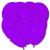10 Luftballons lila (violett) aus Naturlatex.