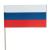 Russland Flagge aus schwer entflammbarem Papier und am ca. 40 cm langen Holzstab.