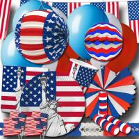 USA Partyset XXL