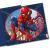 6 Einladungskarten mit Spiderman Motiv inklusive blauen Umschlägen für die Kindergeburtstag Mottoparty.