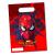 Rote Spiderman Partytaschen für die Mitgebsel der Kindergeburtstag Mottoparty.