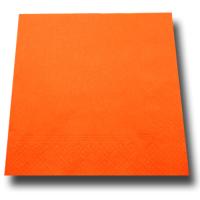 20 Stück Papierservietten orange.