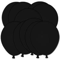 Qualitäts-Luftballon schwarz aus Naturlatex.