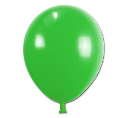 10 Luftballons grün aus Naturlatex.