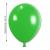Luftballon grün aus Naturlatex mit Abmessungsanzeige von maximal 33 cm Durchmesser.