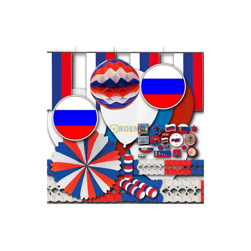 Luftballons Russland-Flagge - Partydeko & Partyartikel für