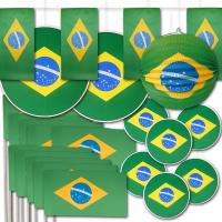 "Brasilien Flagge" Deko Set | BASIC
