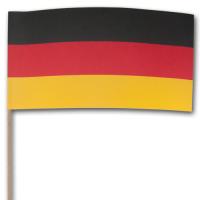 Fähnchen am Holzstab mit Deutschland Flagge.