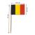 Fahnenpicker mit Belgien Flagge und Abmessungsanzeige.