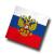 Russland Motivservietten weiß-blau-rot mit Flaggenmotiv