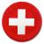10 Pappteller mit Schweiz Flaggenmotiv