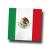 Mexiko Motivservietten grün-weiß-rot mit Flaggenmotiv