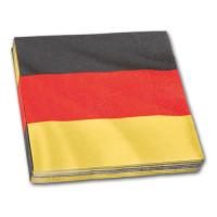 Servietten im Design der Deutschland Flagge in...