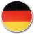 1 großer, runder Dekohänger mit 28 cm Durchmesser, im Design der schwarz-rot-gelben Deutschland Flagge aus Karton, beidseitig bedruckt, mit Nylonschnur zum Aufhängen.