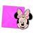 6 Kindergeburtstag Minnie Mouse Motiv Einladungskarten mit Umschlägen