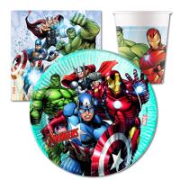 Avengers Kindergeburtstag Pappteller | bunt | Karton | 23cm | 8 Stück