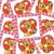 20 Papierservietten rosa-weiß mit Teddybär und roten Herzen Motiven