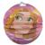 Lampion mit Rapunzel Motiv auf einer Hälfte für die Prinzessin Geburtstagsdeko.