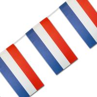 Fahnenkette mit Niederlande Papier Flaggen und Schnur zum...