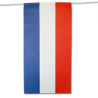 Einzelne Papierflagge der Fahnenkette Niederlande.