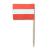 50 Fahnenpicker Österreich für den rot-weiß-roten Partytisch