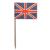 Großbritannien Flagge Fahnenpicker am Holzpicker.