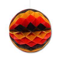 Wabenball schwarz-rot-orange als originelle Deutschland...