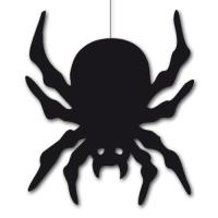Dekohänger Spinne schwarz für eine gruselige Halloweendeko