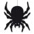 Dekohänger Spinne schwarz für eine gruselige Halloweendeko