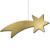 Weihnachtsdeko Dekohänger gold mit Stern von Bethlehem Motiv und Nylonschnur zum Aufhängen.