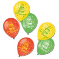 Geburtstags Luftballons mit Happy Birthday Aufdruck und...