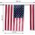 USA Fahnenkette mit Flaggen aus Kunststoff und Größenangaben.